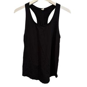 lululemon athletica black tank top tee women size 4
